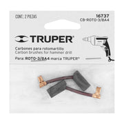 Bolsa con 2 carbones de repuesto para ROTO-3/8A4, TRUPER