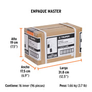 Bolsa con 2 carbones de repuesto para SICI-7-1/4N4, TRUPER