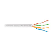Metro de cable UTP CAT5E, Bobina de 100m, blanco, VOLTECK