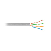 Metro de cable UTP CAT5E, Bobina de 305m, gris, VOLTECK