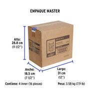 Plug RJ45 CAT5E, Bote con 100 piezas, VOLTECK