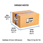 Codo 90° de cobre 1', FOSET BASIC