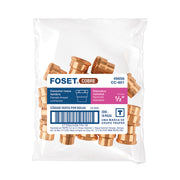 Conector de cobre, rosca interior 1/2', FOSET