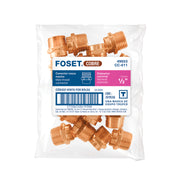Conector de cobre, rosca exterior 1/2', FOSET