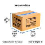 Conector de cobre, rosca exterior 1', FOSET