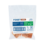 Conector de cobre, rosca exterior 1-1/4', FOSET