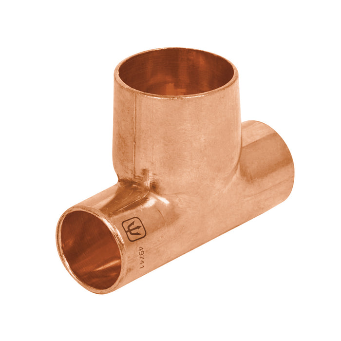 Tee reducida de cobre 1/2' x 1/2' x 3/4', FOSET