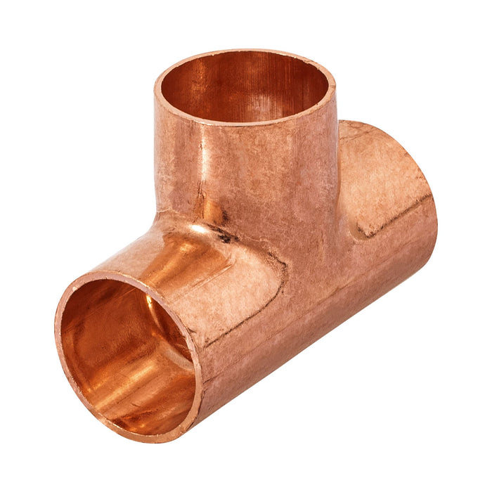Tee sencilla de cobre 1', FOSET
