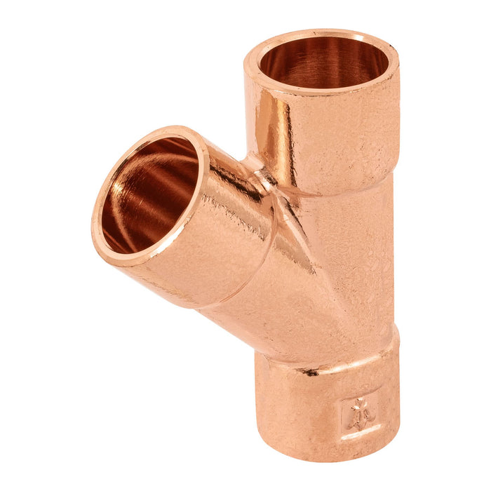 Yee sencilla de cobre 1/2', FOSET