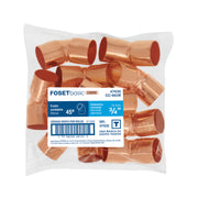 Codo 45° de cobre 3/4', FOSET BASIC