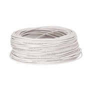 Rollo de 100 metros de cable THW CCA 14 AWG blanco, BASIC