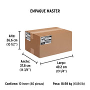 Cinta de empaque 48 mm x 150 m canela, PRETUL