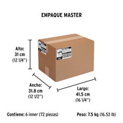 Cinta de empaque 48 mm x 40 m canela, PRETUL