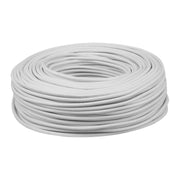 Rollo de 100 metros de cable THW CCA 8 AWG blanco, BASIC