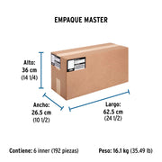 Caja tipo chalupa 2' x 4' económica, VOLTECK