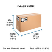 Caja tipo chalupa 2' x 4' reforzada, VOLTECK