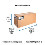 Caja cuadrada 3' x 3' económica, VOLTECK