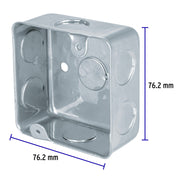 Caja cuadrada 3' x 3' económica, VOLTECK