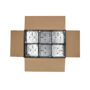 Caja cuadrada 4' x 4' reforzada, VOLTECK
