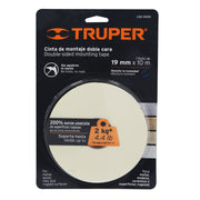 Cinta doble cara de 19 mm x 10 m, TRUPER
