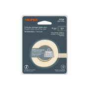 Cinta doble cara de 19 mm x 1.5 m, TRUPER