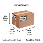 Cinta para ducto 10m x 48mm, espesor 0.16mm, PRETUL