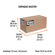 Cinta para ducto 30m x 48mm, espesor 0.27mm, EXPERT