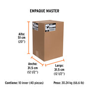 Cinta para ducto 50m x 48mm, espesor 0.27mm, EXPERT