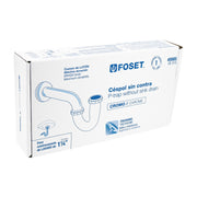 Céspol 1-1/4', sin contra, latón cromo, para lavabo, FOSET