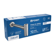 Céspol de bote minimalista 1 1/4', cromo, para lavabo, FOSET