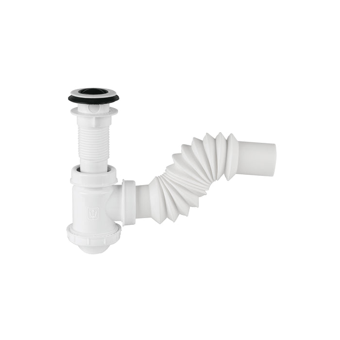 Céspol de bote de polietileno con contra, para lavabo, FOSET