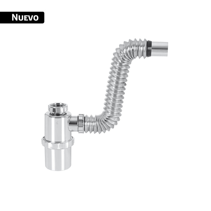 Céspol de bote de ABS cromado,para lavabo o fregadero,FOSET