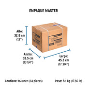 Céspol flexible con contrarrejilla de PP, FOSET