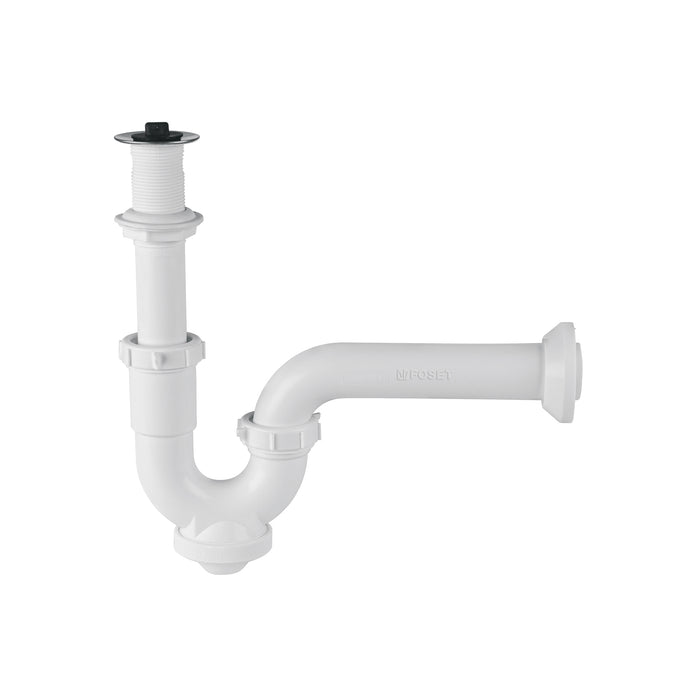 Céspol rígido de ABS con contra, para lavabo, FOSET