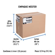 Céspol flexible de PVC, con extensión, para lavabo, FOSET