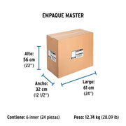 Céspol de bote con contracanasta de acero inoxidable, FOSET