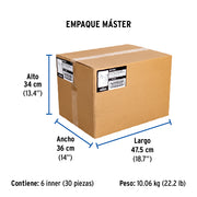 Céspol flexible de PVC, con extensión, para fregadero, FOSET