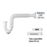 Céspol semi rígido de PP, para lavabo o fregadero, FOSET
