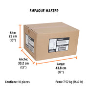 Caja de control para bomba tipo bala 1 HP, 220V, TRUPER