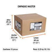 Caja de control para bomba tipo bala 2 HP, 220V, TRUPER