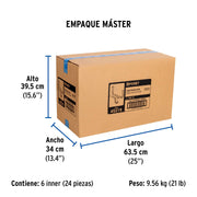 Céspol flexible doble sin contracanastas