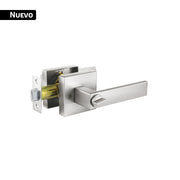 Cerradura manija 'Módena' p/recámara, cromo mate, HERMEX