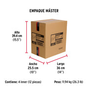 Cerradura manija 'Módena' p/baño, negro mate, HERMEX