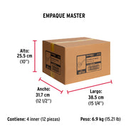 Cerradura manija 'Milán' p/recámara, negro, cil latón, BASIC