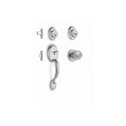 Jaladera y perilla, Berna llave-llave, cromo mate, BASIC