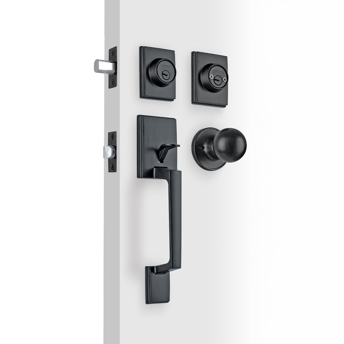 Jaladera/perilla/cerrojo, Porto llave-llave, Negro
