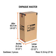 Cepillo eléctrico 3-1/4', 850W, TRUPER PRO