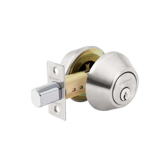 Cerrojo llave-llave, cromo mate, llave tradicional, BASIC