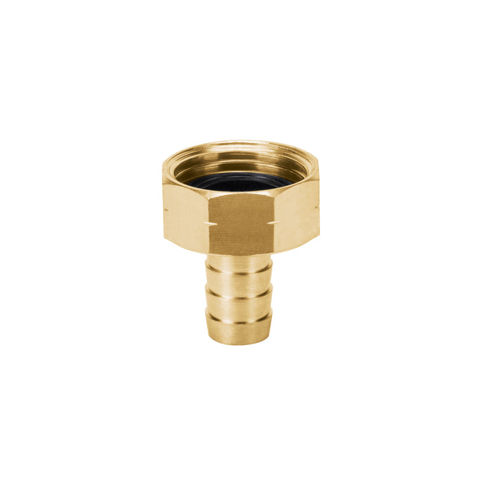 Conector 1/2' hembra de latón sólido para manguera, TRUPER
