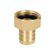 Conector 3/4' hembra de latón sólido para manguera, TRUPER